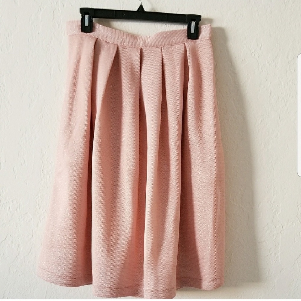 NWT Angel fashion glittery peach skirt